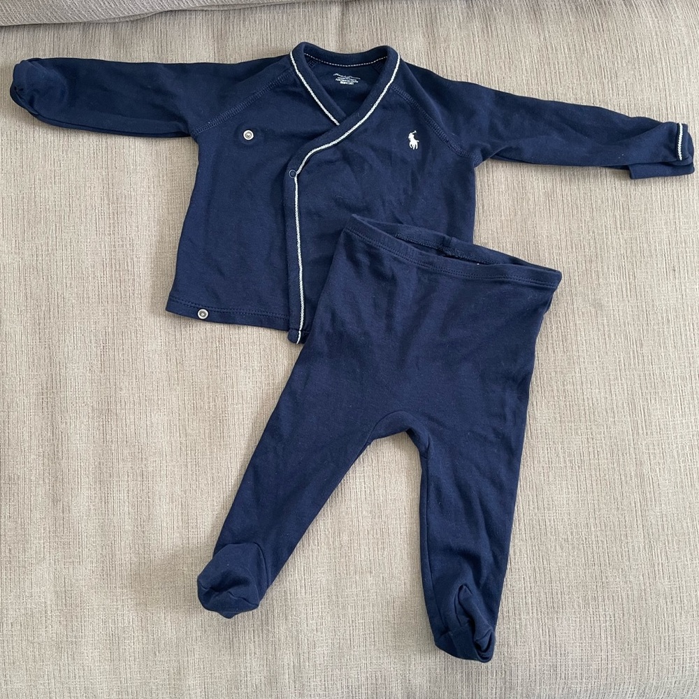 Ralph Lauren baby Two Piece Pajama Set